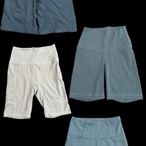 Set of Blue and White Shorts